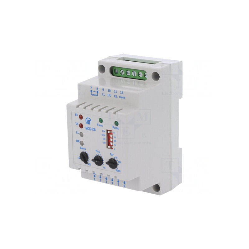 Releu Monitorizare Nivel 230VAC MCK-108 | Electronic-mag.ro | Componente Electronice