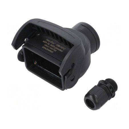 Carcasă pentru Conectori HDC Han-Eco B 10B Drept | Electronic-mag.ro | Componente Electronice