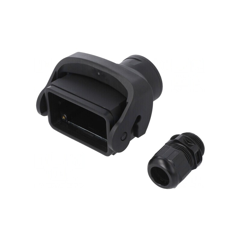 Carcasă pentru Conectori HDC Han-Eco B 10B Drept | Electronic-mag.ro | Componente Electronice