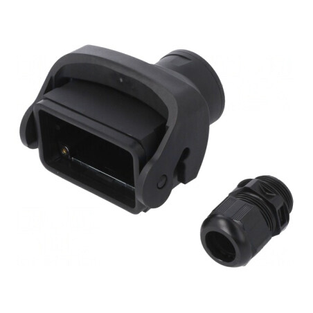 Carcasă pentru Conectori HDC Han-Eco B 10B Drept | Electronic-mag.ro | Componente Electronice