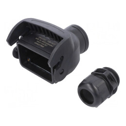 Carcasă Conectori HDC Han-Eco B 10B Drept | Electronic-mag.ro | Componente Electronice