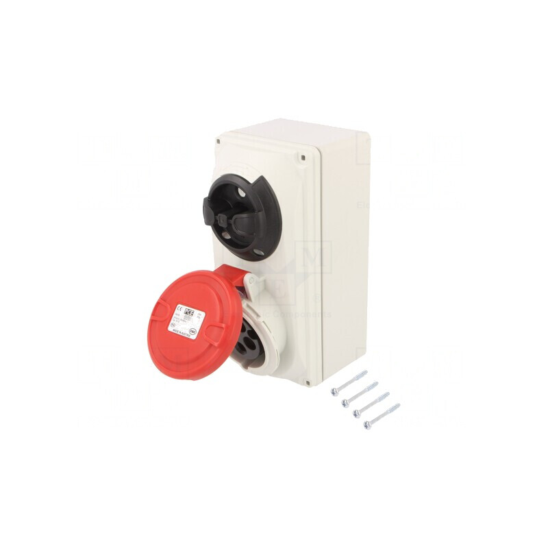Conector Alimentare AC Trifazat 16A 400VAC IP44 | Electronic-mag.ro | Componente Electronice