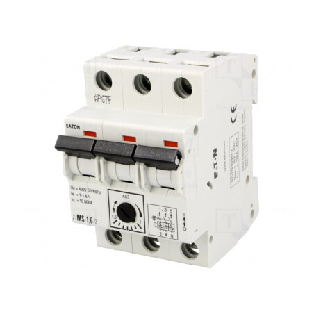 Întrerupător Motor 0,55kW 220-440V DIN IP20 | Electronic-mag.ro | Componente Electronice
