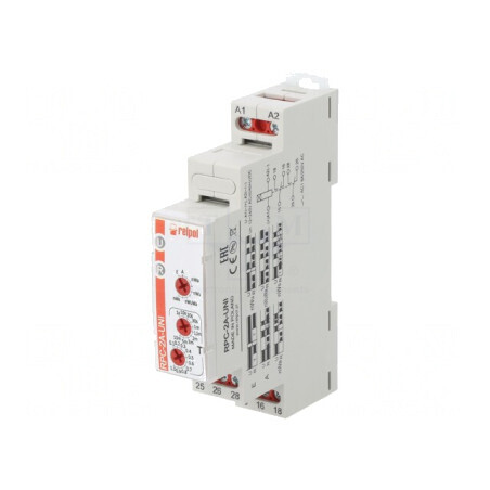 Timer DPDT 0,1s-10min 12-240VAC 24VDC 8A | Electronic-mag.ro | Componente Electronice