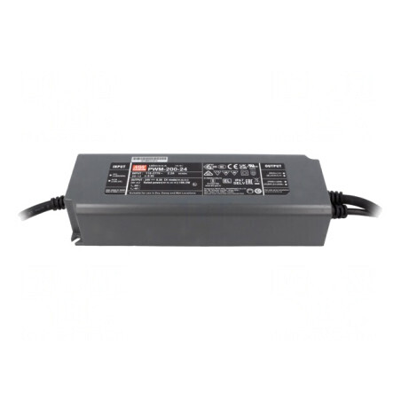 Alimentator LED 200W 24V DC IP67 | Electronic-mag.ro | Componente Electronice