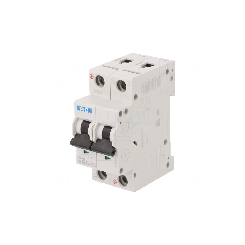Întrerupător de Supracurent 40A 2P 250VDC FAZ-C40/2-DC | Electronic-mag.ro | Componente Electronice