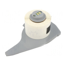 Etichetă Autolaminată Albă pentru Cablu 25,4mm | Electronic-mag.ro | Componente Electronice