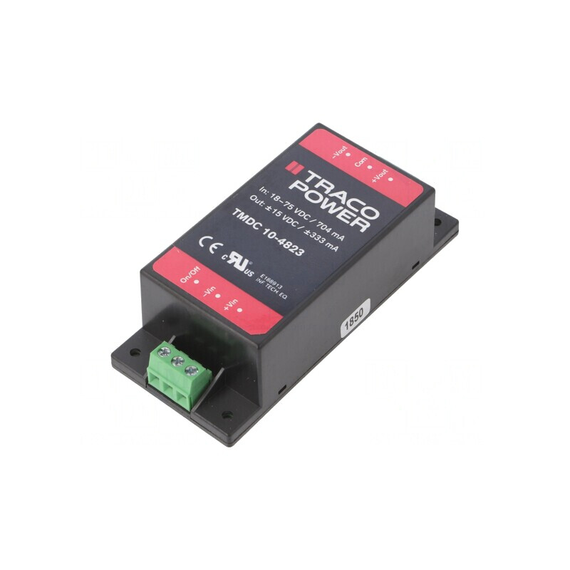 Convertor DC/DC 10W 18-75V 15V/-15V | Electronic-mag.ro | Componente Electronice Convertor DC/DC 10W 18-75V 15V/-15V | Electronic-mag.ro | Componente Electronice