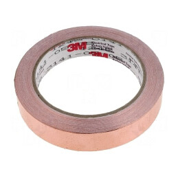Bandă Electroconductoare Cupru 19mm x 16,5m | Electronic-mag.ro | Componente Electronice