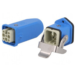 Set Conector HDC Tată Mamă Soclu Mufă Han Ex | Electronic-mag.ro | Componente Electronice