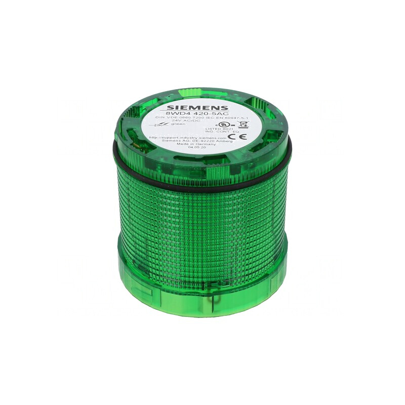 Semnalizator LED Verde 24V IP65 Ø70mm | Electronic-mag.ro | Componente Electronice