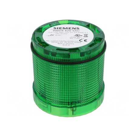 Semnalizator LED Verde 24V IP65 Ø70mm | Electronic-mag.ro | Componente Electronice