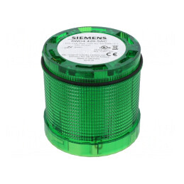 Semnalizator LED Verde 24V IP65 Ø70mm | Electronic-mag.ro | Componente Electronice