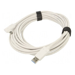 Cablu USB 3.2 USB A la USB C Unghi 5m Alb