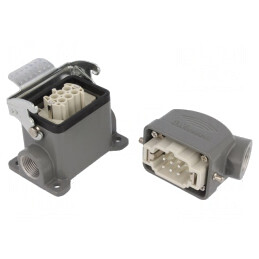 Conector HDC Tată Mamă 6 Pini Metalic 6B | Electronic-mag.ro | Componente Electronice