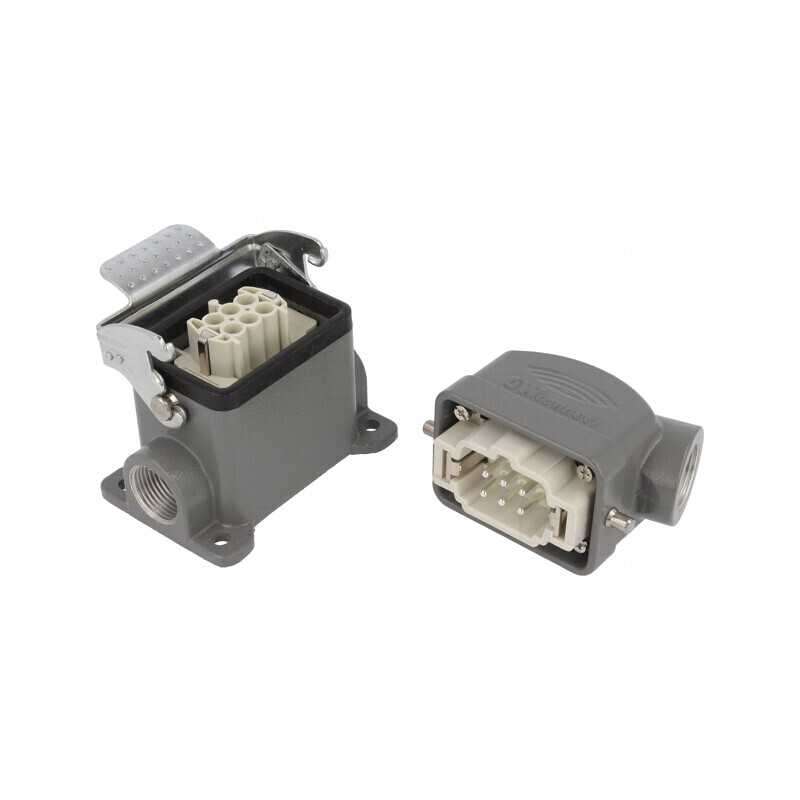 Conector HDC Tată Mamă 6 Pini Metalic 6B | Electronic-mag.ro | Componente Electronice