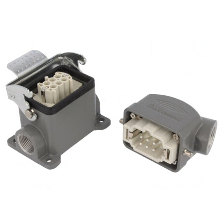 Conector HDC Tată Mamă 6 Pini Metalic 6B | Electronic-mag.ro | Componente Electronice