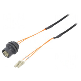 Patch Cord Fibră Duplex Multimod Baionetă | Electronic-mag.ro | Componente Electronice