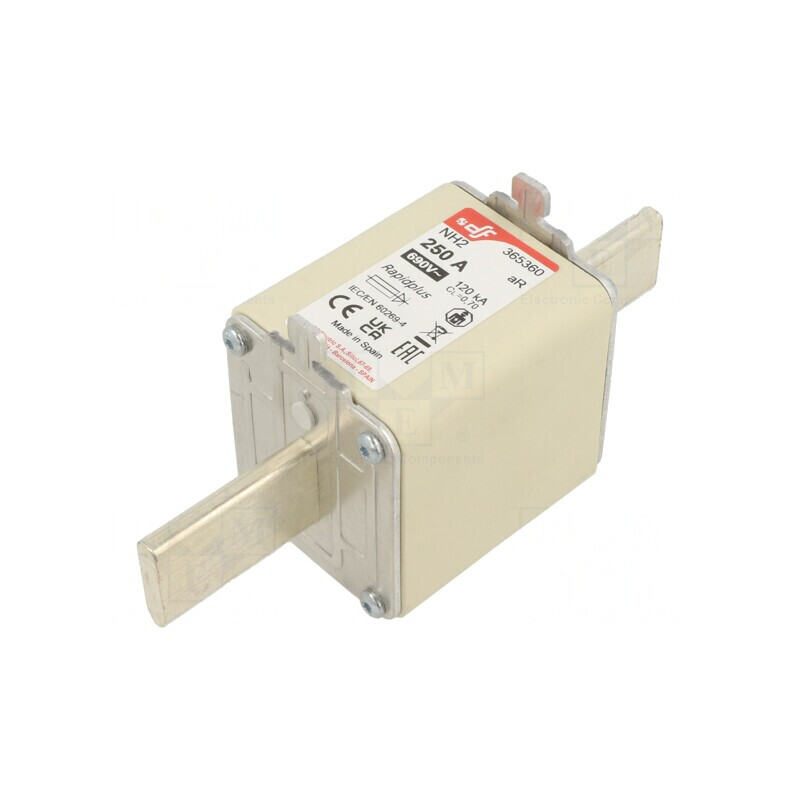 Siguranță NH2 250A 690VAC 550VDC Argintie | Electronic-mag.ro | Componente Electronice Siguranță NH2 250A 690VAC 550VDC Argintie | Electronic-mag.ro | Componente Electronice