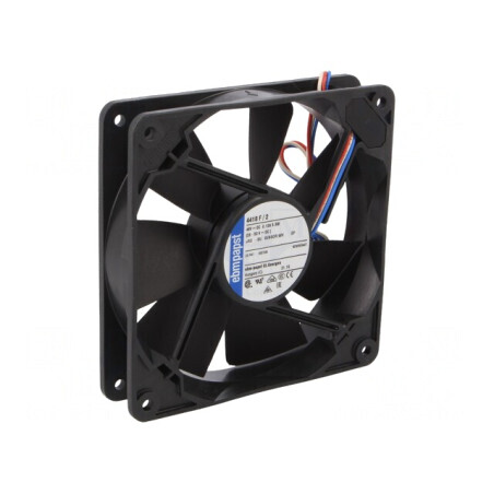 Ventilator axial 48V 119x119x25mm 170m3/h 43dBA cu bilă | Electronic-mag.ro | Componente Electronice