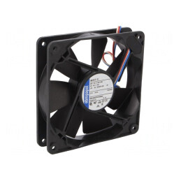 Ventilator axial 48V 119x119x25mm 170m3/h 43dBA cu bilă | Electronic-mag.ro | Componente Electronice