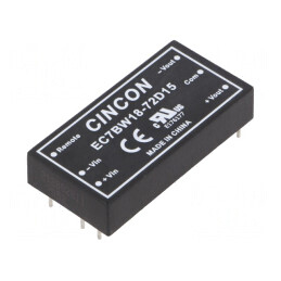 Convertor DC/DC 20W 8.5-160V la 15V/-15V | Electronic-mag.ro | Componente Electronice