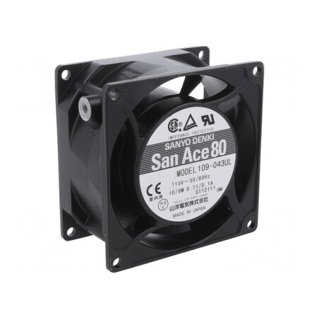 Ventilator AC Axial 80x80x42mm 115VAC | Electronic-mag.ro | Componente Electronice