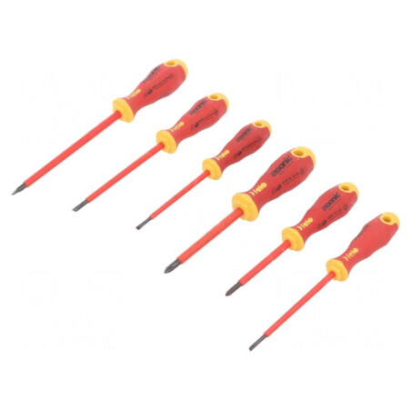 Kit Șurubelnițe Izolate ERGONIC 6 Buc. | Electronic-mag.ro | Componente Electronice