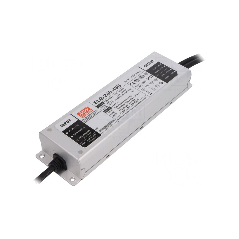 Alimentator LED 240W 48V 5A IP67 | Electronic-mag.ro | Componente Electronice Alimentator LED 240W 48V 5A IP67 | Electronic-mag.ro | Componente Electronice