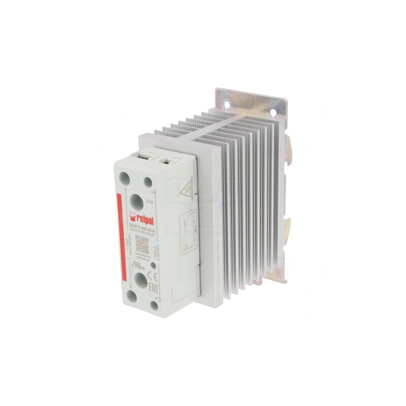 Releu Semiconductor 40A 1-Fazat 24÷530VAC | Electronic-mag.ro | Componente Electronice
