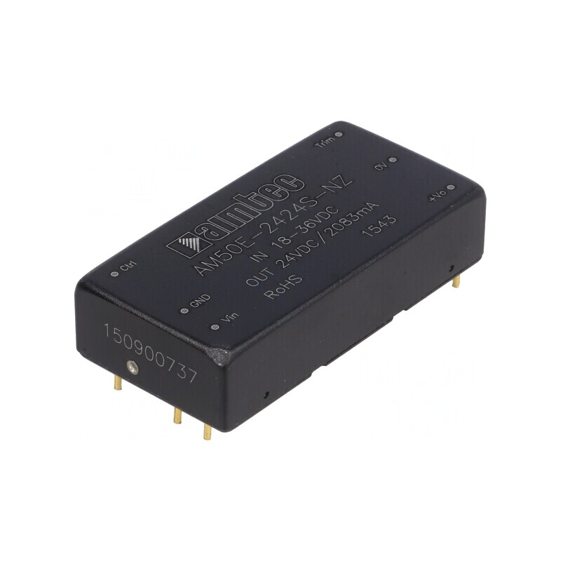 Convertor DC/DC 50W 18-36V 24V 2.083A | Electronic-mag.ro | Componente Electronice