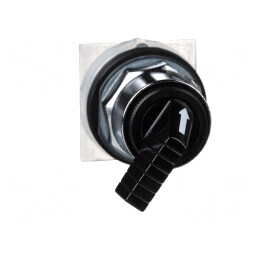 Comutator Rotativ 30mm 2 Poziții Negru | Electronic-mag.ro | Componente Electronice