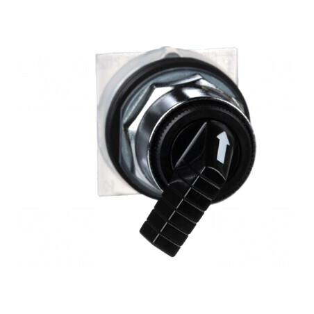 Comutator Rotativ 30mm 2 Poziții Negru | Electronic-mag.ro | Componente Electronice