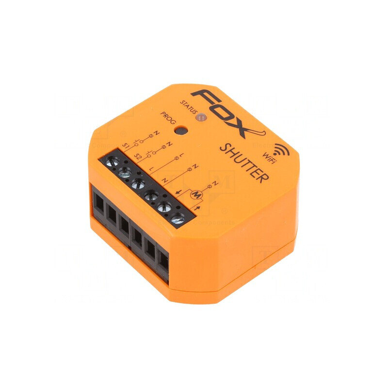 Controler jaluzele FOX cutie metalică 85-265VAC IP20 | Electronic-mag.ro | Componente Electronice