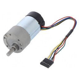 "Motor DC cu Transmisie 24V 3A 530rpm Metal Gearmotor"