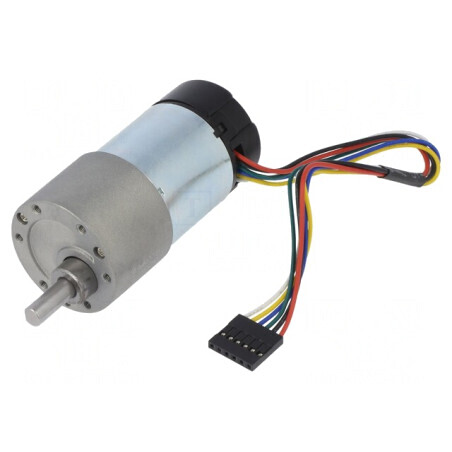 Motor DC cu Transmisie 24V 79rot/min Ax Crestătură D | Electronic-mag.ro | Componente Electronice