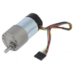 Motor DC cu Transmisie 24V 79rot/min Ax Crestătură D | Electronic-mag.ro | Componente Electronice