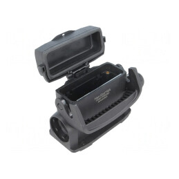 Carcasă pentru conectori HDC Han-Eco A 16A drept | Electronic-mag.ro | Componente Electronice
