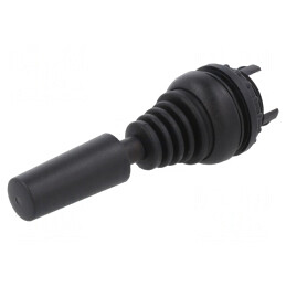 Comutator Joystick 22mm Negru 2 Poziții | Electronic-mag.ro | Componente Electronice
