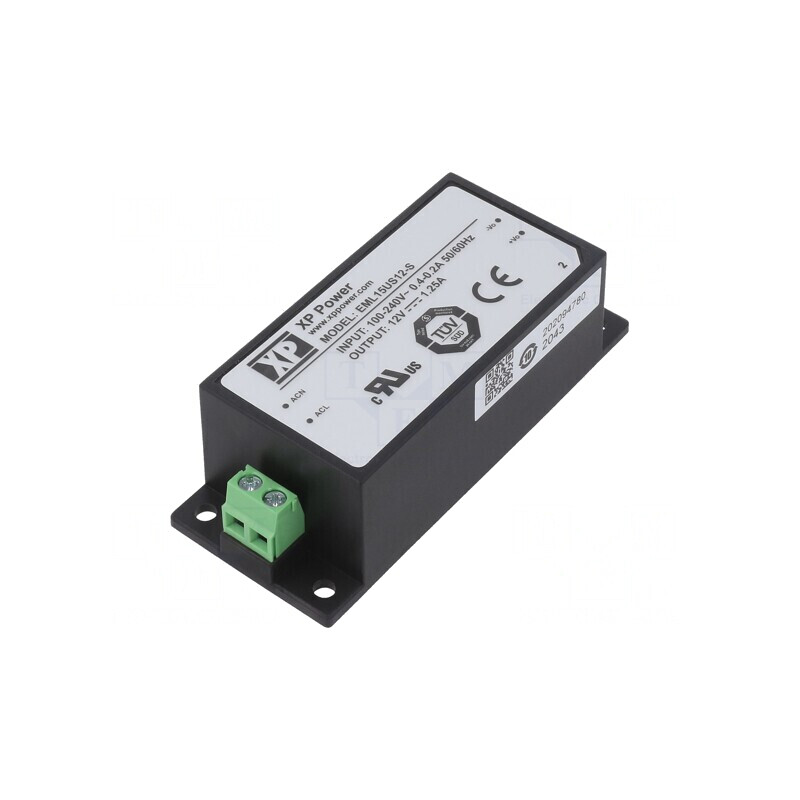 Alimentator Pulsatoriu Deschis 15W 120-370VDC 85-264VAC EML15US12-S | Electronic-mag.ro | Componente Electronice Alimentator Pulsatoriu Deschis 15W 120-370VDC 85-264VAC EML15US12-S | Electronic-mag.ro | Componente Electronice
