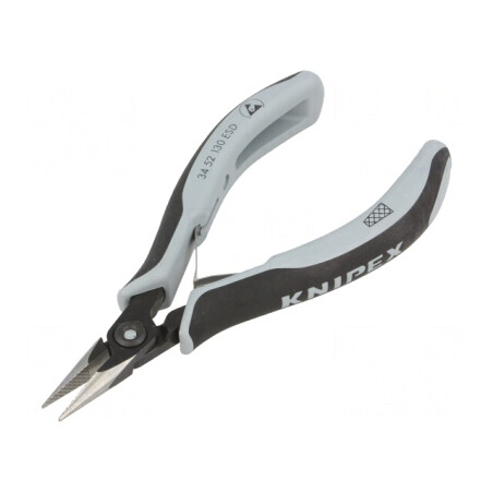 Clești semirotunzi ESD 130mm | Electronic-mag.ro | Componente Electronice