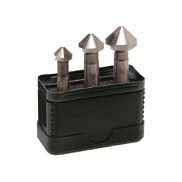 Set Adâncitoare Oțel Rapid HSS 3 Buc. | Electronic-mag.ro | Componente Electronice