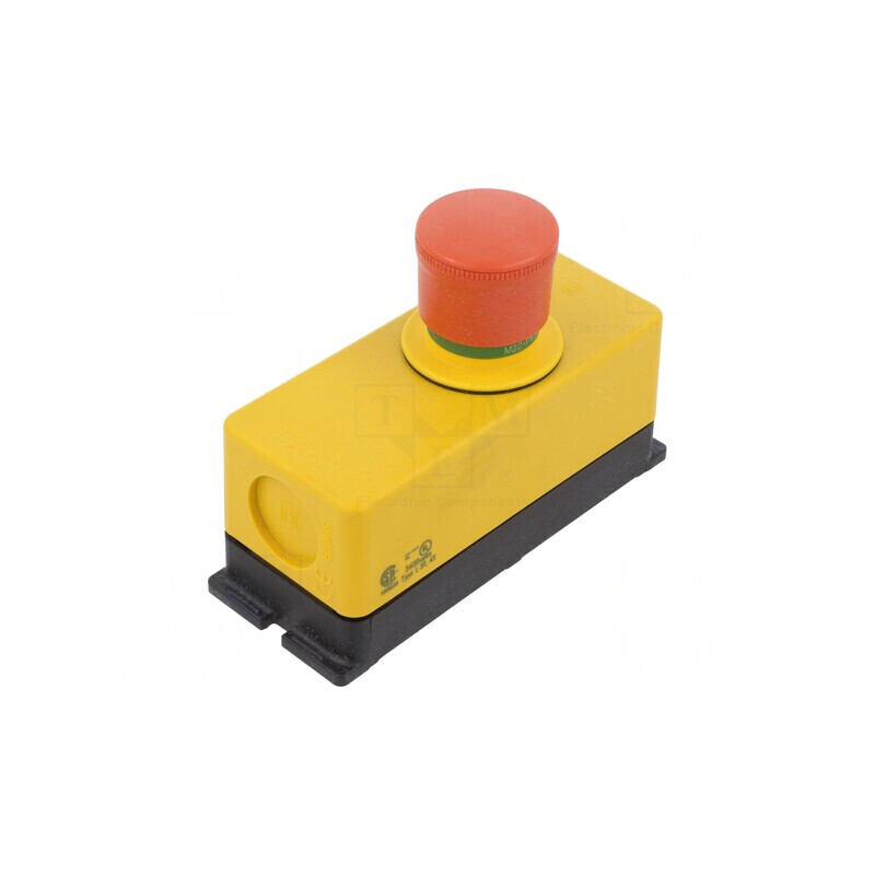 "Casetă de Comandă cu Buton Ciupercă IP66 RMQ-Titan" | Electronic-mag.ro | Componente Electronice