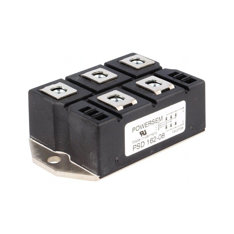Punte Redresoare Trifazat 0.8kV 175A 1.8kA PSD 162/08 | Electronic-mag.ro | Componente Electronice Punte Redresoare Trifazat 0.8kV 175A 1.8kA PSD 162/08 | Electronic-mag.ro | Componente Electronice