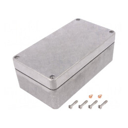 Carcasă Universală Aluminiu 120x220x80mm | Electronic-mag.ro | Componente Electronice