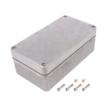 Carcasă Universală Aluminiu 120x220x80mm | Electronic-mag.ro | Componente Electronice