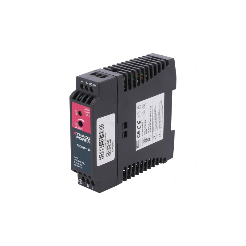Alimentator Pulsatoriu DIN 30W 24V 1.25A | Electronic-mag.ro | Componente Electronice Alimentator Pulsatoriu DIN 30W 24V 1.25A | Electronic-mag.ro | Componente Electronice