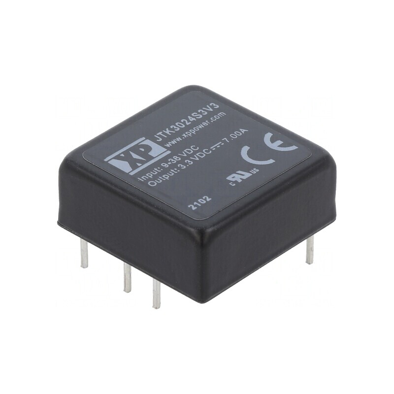 Convertor DC/DC 30W 9-36V la 3.3V 7A JTK3024S3V3 | Electronic-mag.ro | Componente Electronice