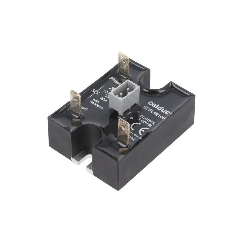 Releu Semiconductor 25A 1-Fazat 4-30VDC 12-280VAC | Electronic-mag.ro | Componente Electronice
