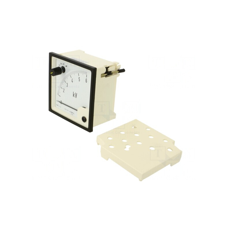Voltmetru Panou True RMS 0-6kV Clasa 1,5 Umax 300V | Electronic-mag.ro | Componente Electronice